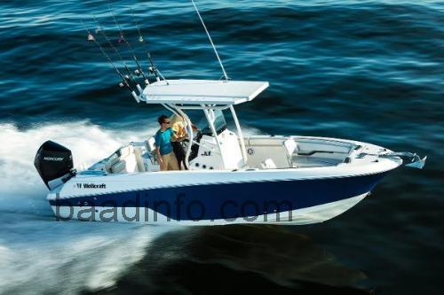Wellcraft 242 Fisherman anmeldelser og tekniske specifikationer